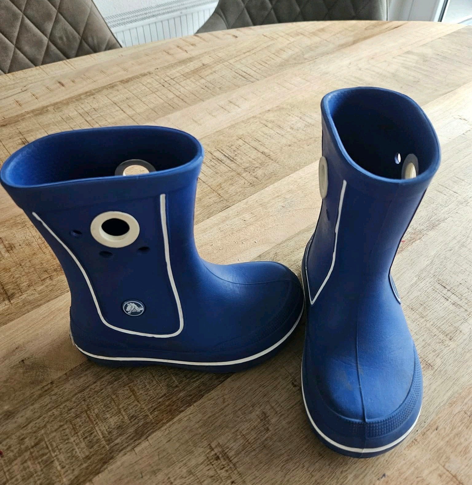 Crocs kinder laarzen blauw maat 10-11 (EU maat 28), Crocs, Jongen of Meisje, Ophalen of Verzenden, Laarzen