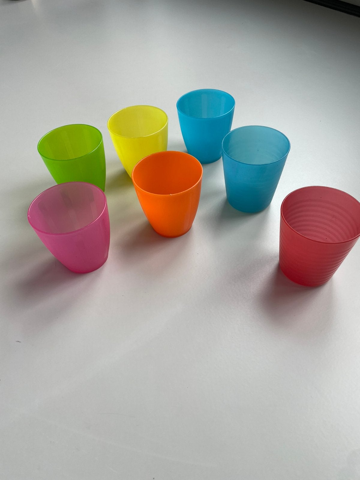 7 x drinkbekers Ikea, Kunststof, Gebruikt, Overige typen, IKEA