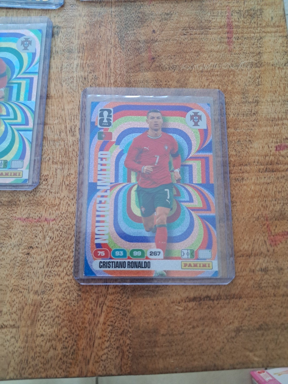 Cristiano Ronaldo Panini Adrenalyn XL Limited Edition kaart, Ophalen of Verzenden, Zo goed als nieuw, Buitenlandse clubs, Spelerskaart