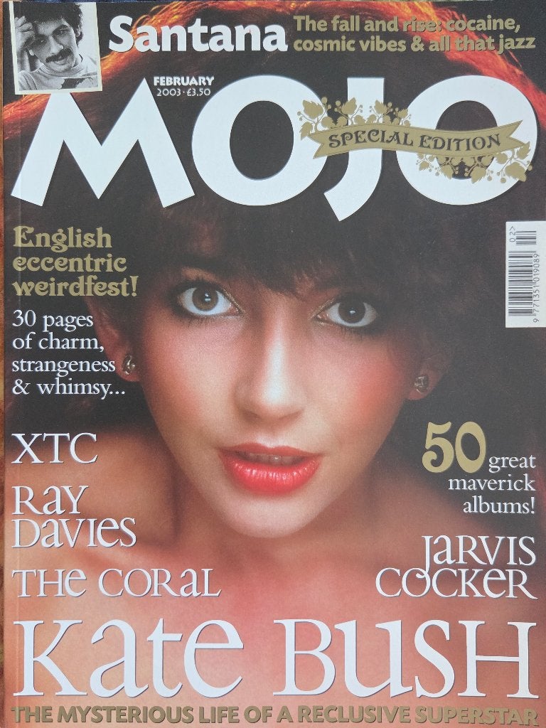 MOJO 02-2003 Bush Lou Reed Santana Donegon Ray Davies Coral, Ophalen of Verzenden, Zo goed als nieuw, Muziek, Film of Tv