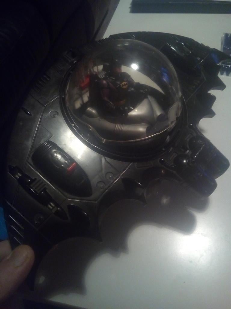 Vintage Batman Batwing Speeder met figuur, Ophalen of Verzenden, Gebruikt