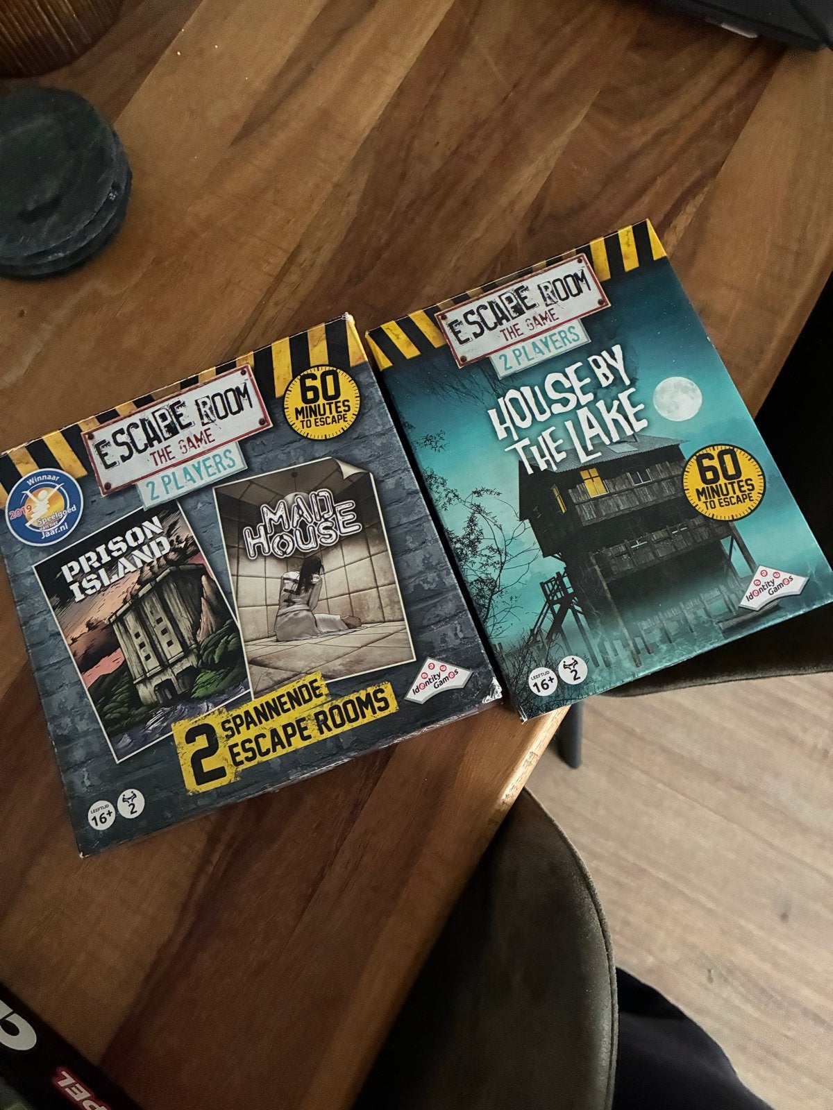 Escape Room The Game: Prison Island, Mad House & House by th, Een of twee spelers, Ophalen of Verzenden, Zo goed als nieuw