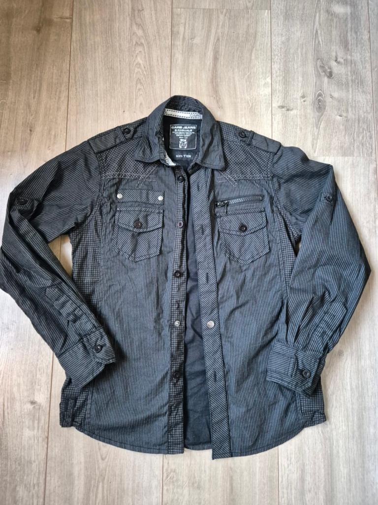Cars Jeans blouse - Maat 10 (maat 134 ), Kinderen en Baby's, Kinderkleding | Maat 134, Overhemd of Blouse, Ophalen of Verzenden