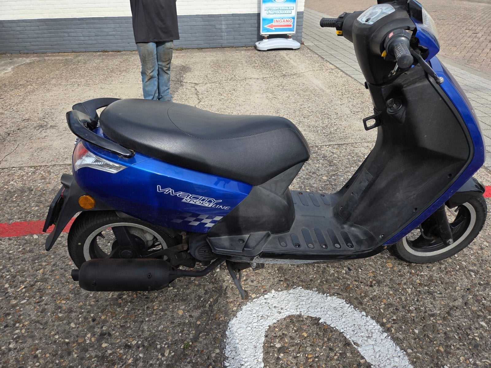 Peugeot Vivacity Sportline Scooter - Blauw, Ophalen, Gebruikt, Benzine, Vivacity