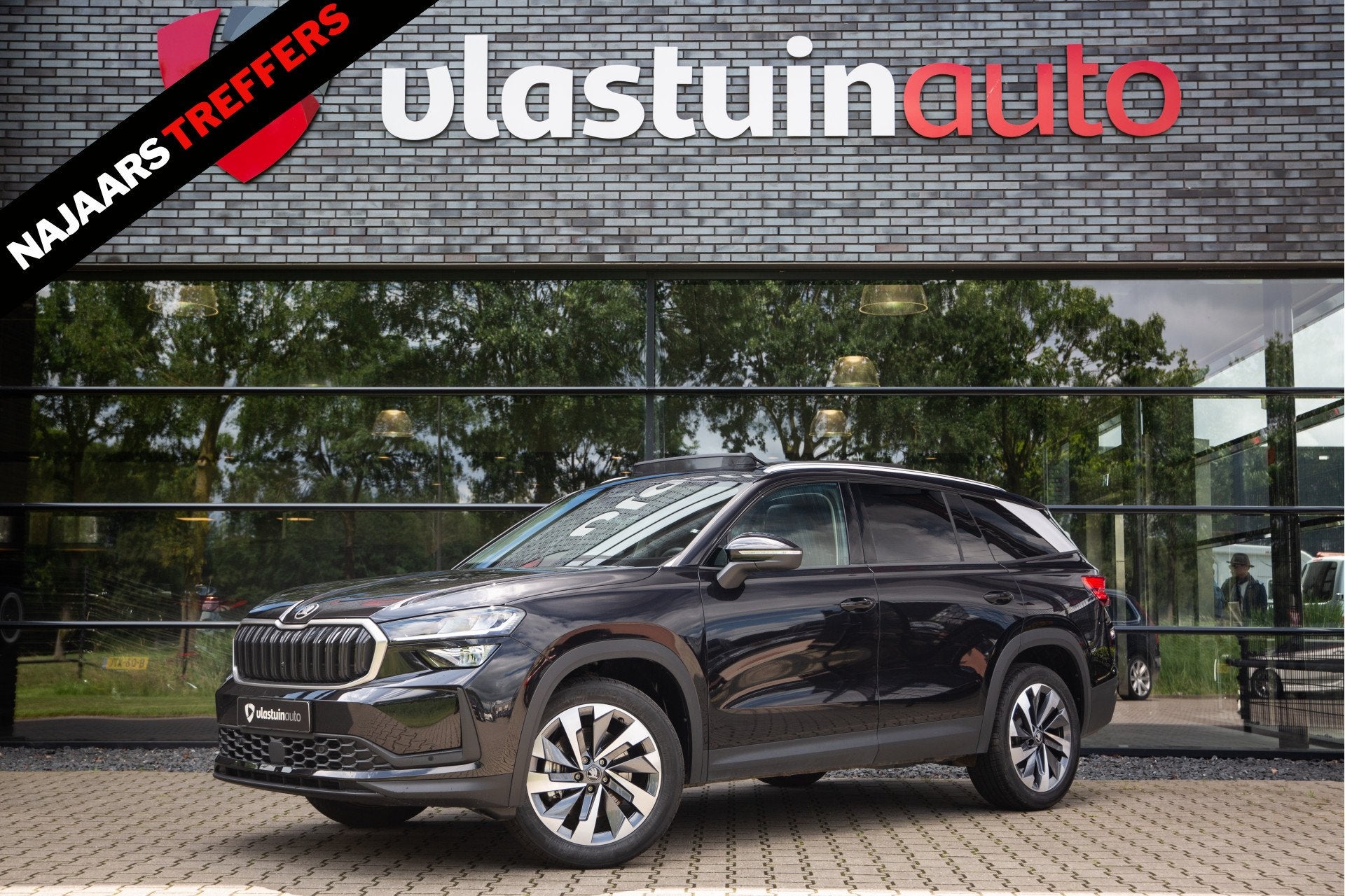 Skoda Kodiaq 1.5 TSI MHEV Business Edition 7p. , Panoramadak, Auto's, Stof, Zwart, 4 cilinders, 150 pk