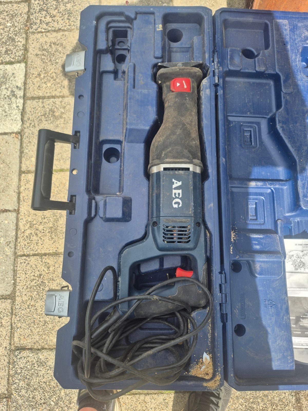 AEG reciprozaag US1300XE 1300watt, Ophalen of Verzenden, Gebruikt, 1200 watt of meer, Overige typen