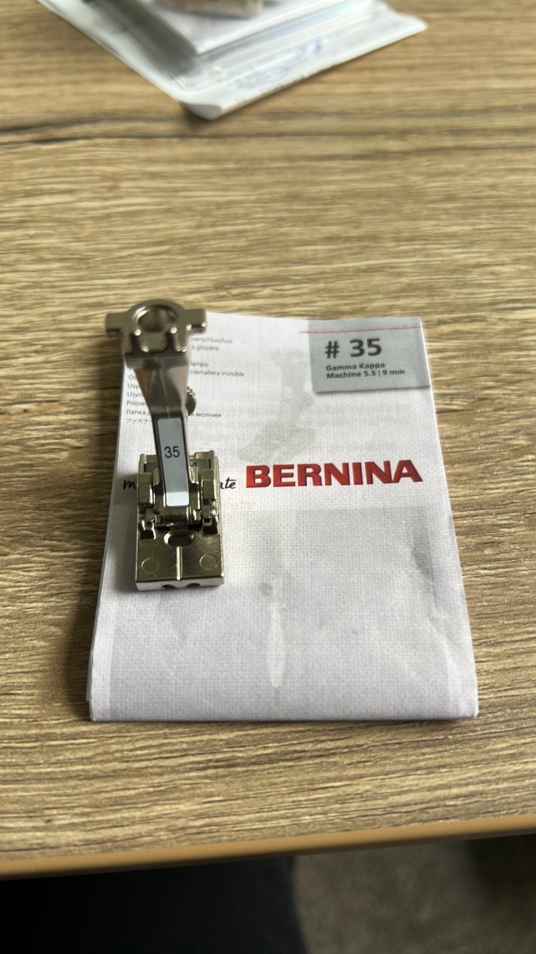 Bernina Blinderitsvoet #35, Hobby en Vrije tijd, Verzenden, Nieuw, Toebehoren, Bernina