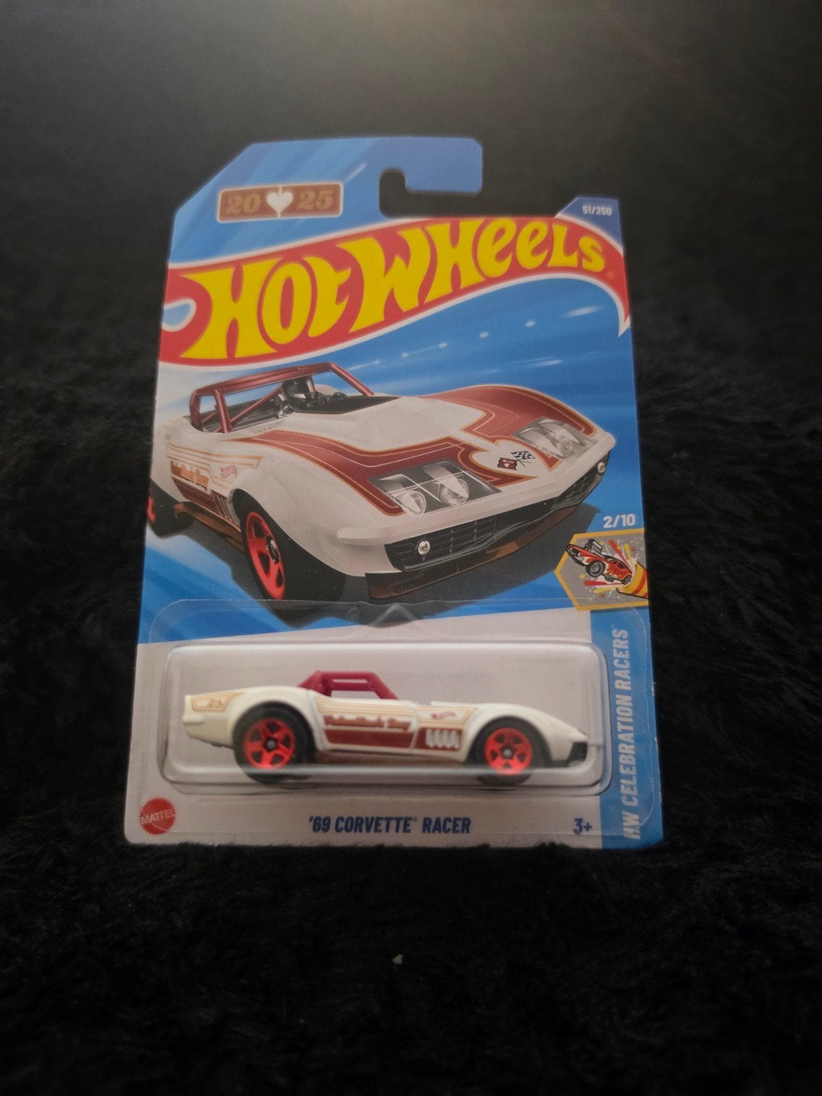 Hot Wheels '69 Corvette Racer - Nieuw in verpakking, Ophalen of Verzenden, Nieuw, Auto