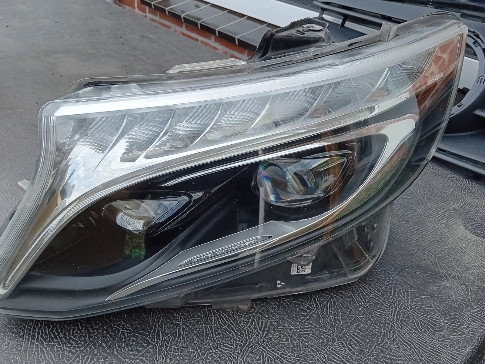 Mercedes Vito V-Klasse W447 Koplamp L   met modules e, Ophalen of Verzenden, Gebruikt, Mercedes-Benz
