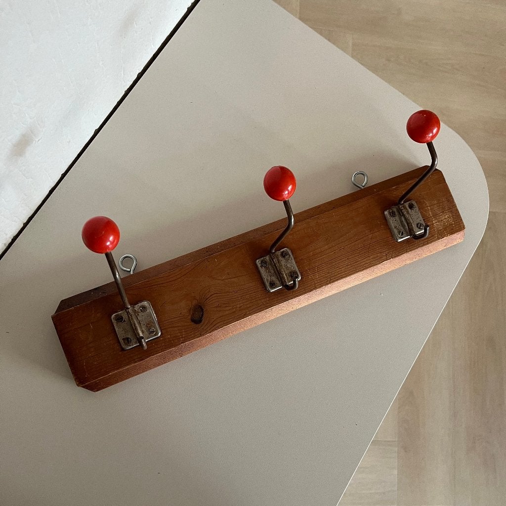Vintage Mid Centrury bollen kapstok, Ophalen of Verzenden, Huis en Inrichting