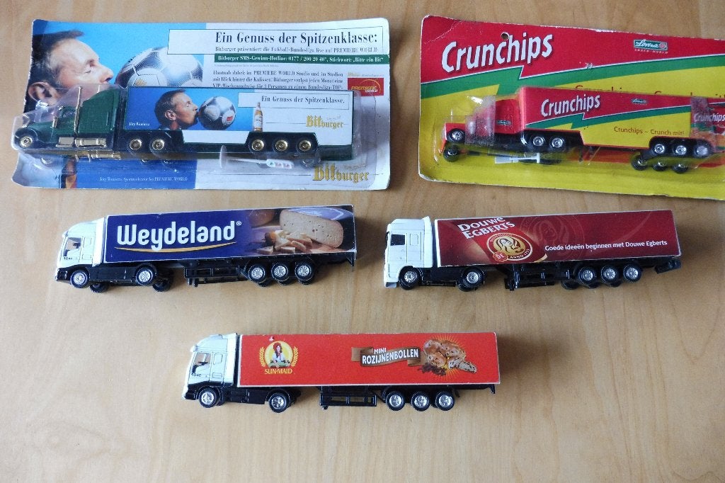 Vrachtwagens model truckies Schaal 1:87, Ophalen of Verzenden, Zo goed als nieuw, Overige typen