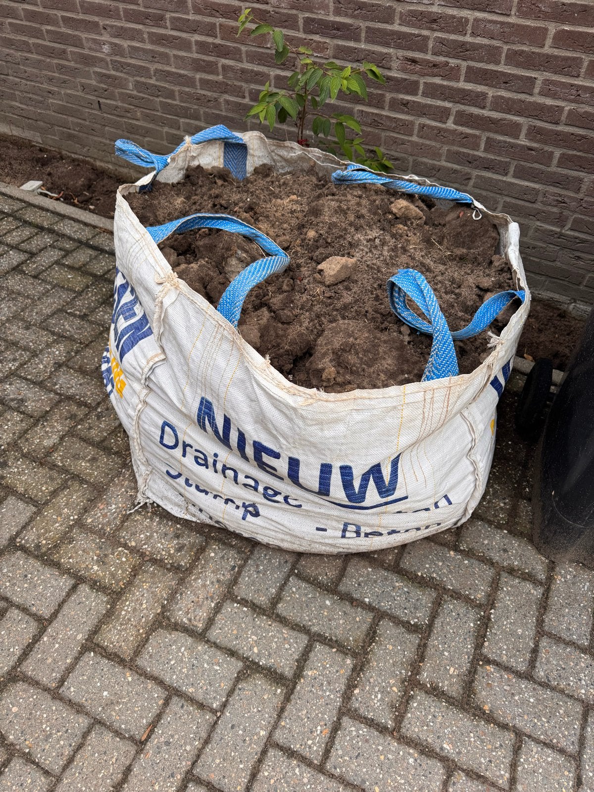 Big bag zwarte grond gratis, Tuin en Terras, Aarde en Mest, Ophalen, Tuinaarde