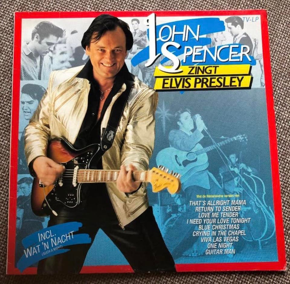 LP John Spencer zingt Elvis Presley 1985, Ophalen of Verzenden, Zo goed als nieuw, 12 inch