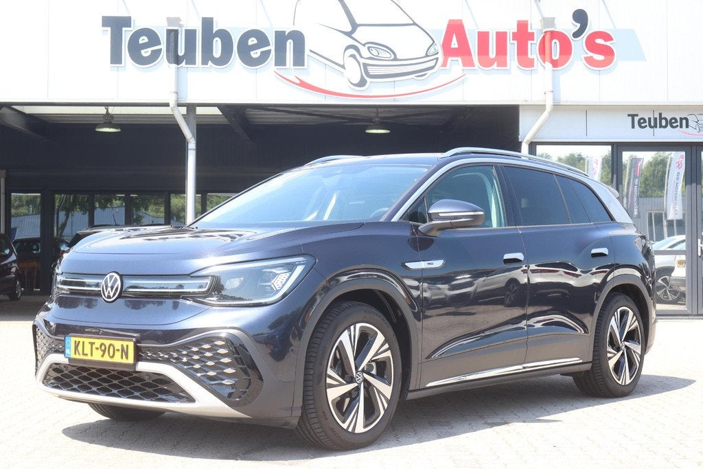 Volkswagen Id.6 Crozz Pro | 7 Persoons | Panoramadak | Head-, Automaat, Gebruikt, Overige modellen, Blauw