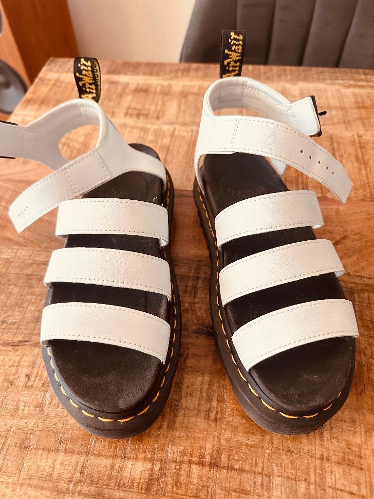 dr martens, Verzenden, Wit, Sandalen of Muiltjes, Dr. Martens