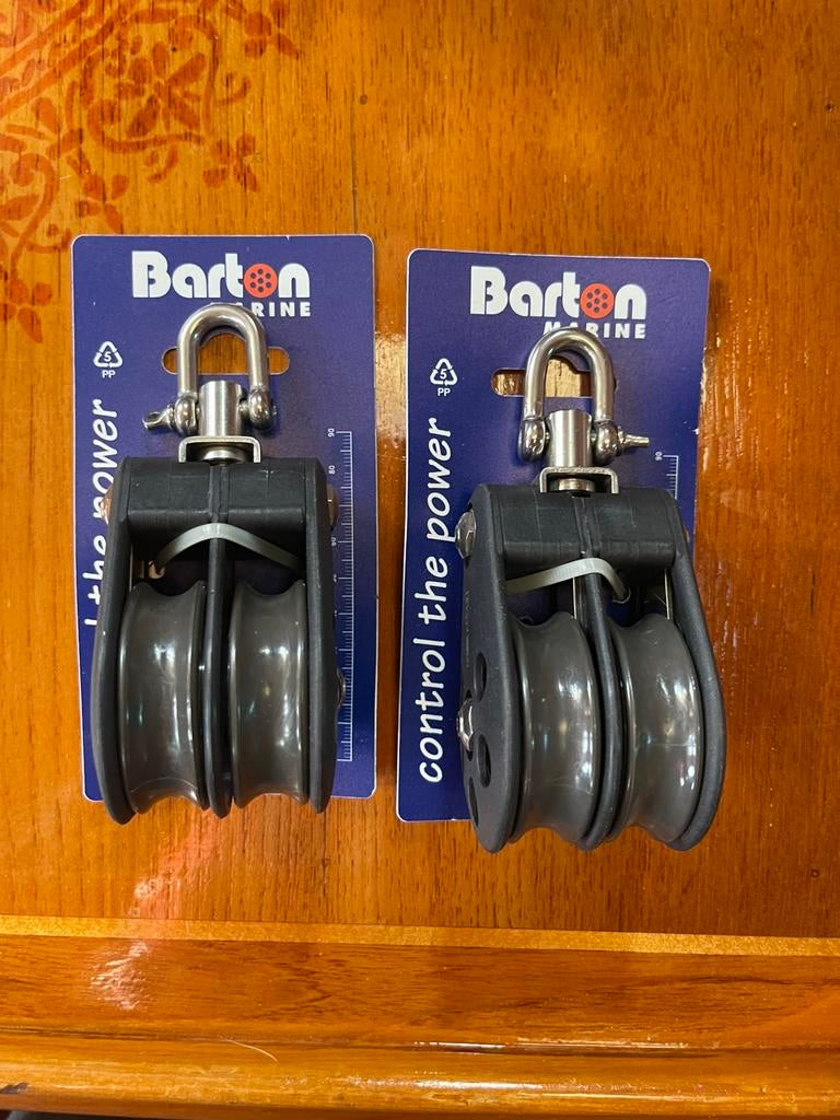 Barton Maat 5 Tweeschijf Blok 54mm, Ophalen of Verzenden, Nieuw, Lijn of Blok