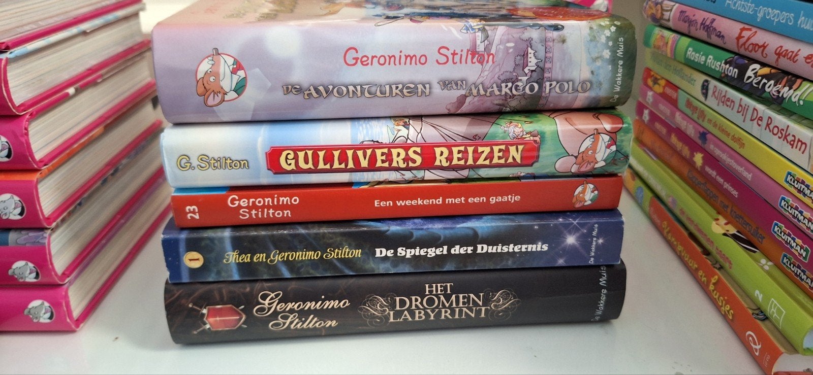 Geronimo Stilton boeken - ook los te koop, Ophalen, Zo goed als nieuw, Geronimo Stilton, Fictie algemeen