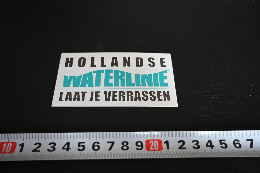 sticker Hollandse WATERLINIE laat je verrassen, Ophalen, Zo goed als nieuw