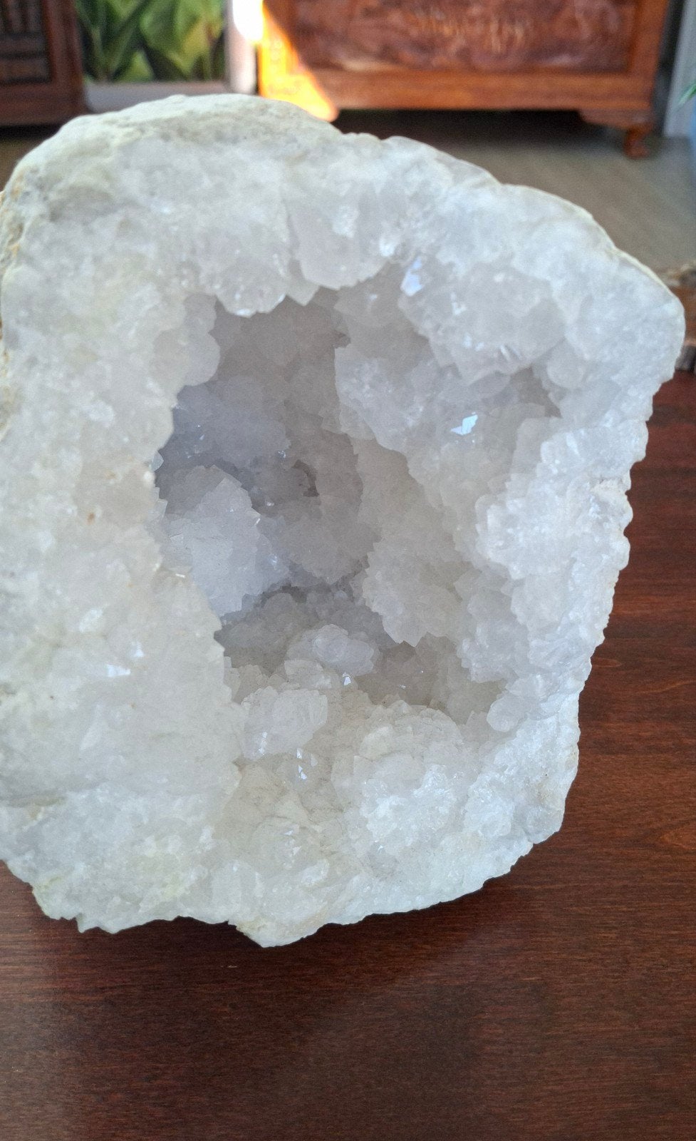 Mooi groot stuk bergkristal, Verzamelen, Mineralen en Fossielen, Ophalen