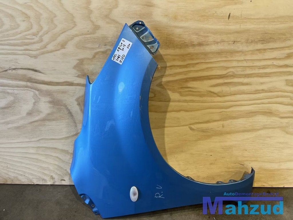 OPEL AGILA B BLAUW ZJED Rechts voorscherm scherm 2008-2014, Gebruikt, Opel Automobile GmbH, Ophalen of Verzenden, Kontakt@opel-infoservice.de
