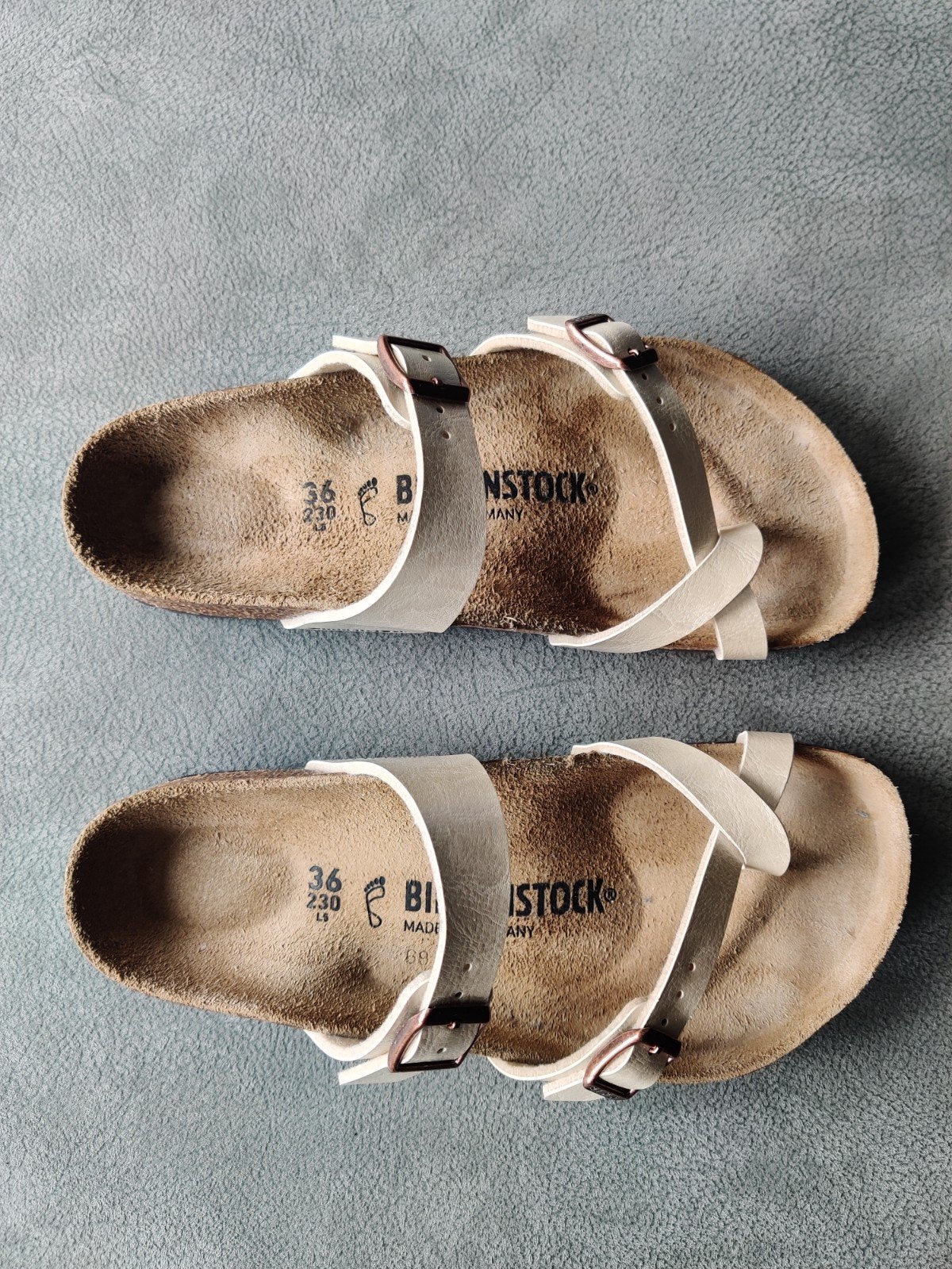 Birkenstock teenslippers maat 36,  zo goed als nieuw, Kleding | Dames, Beige, Zo goed als nieuw, Birkenstock, Ophalen