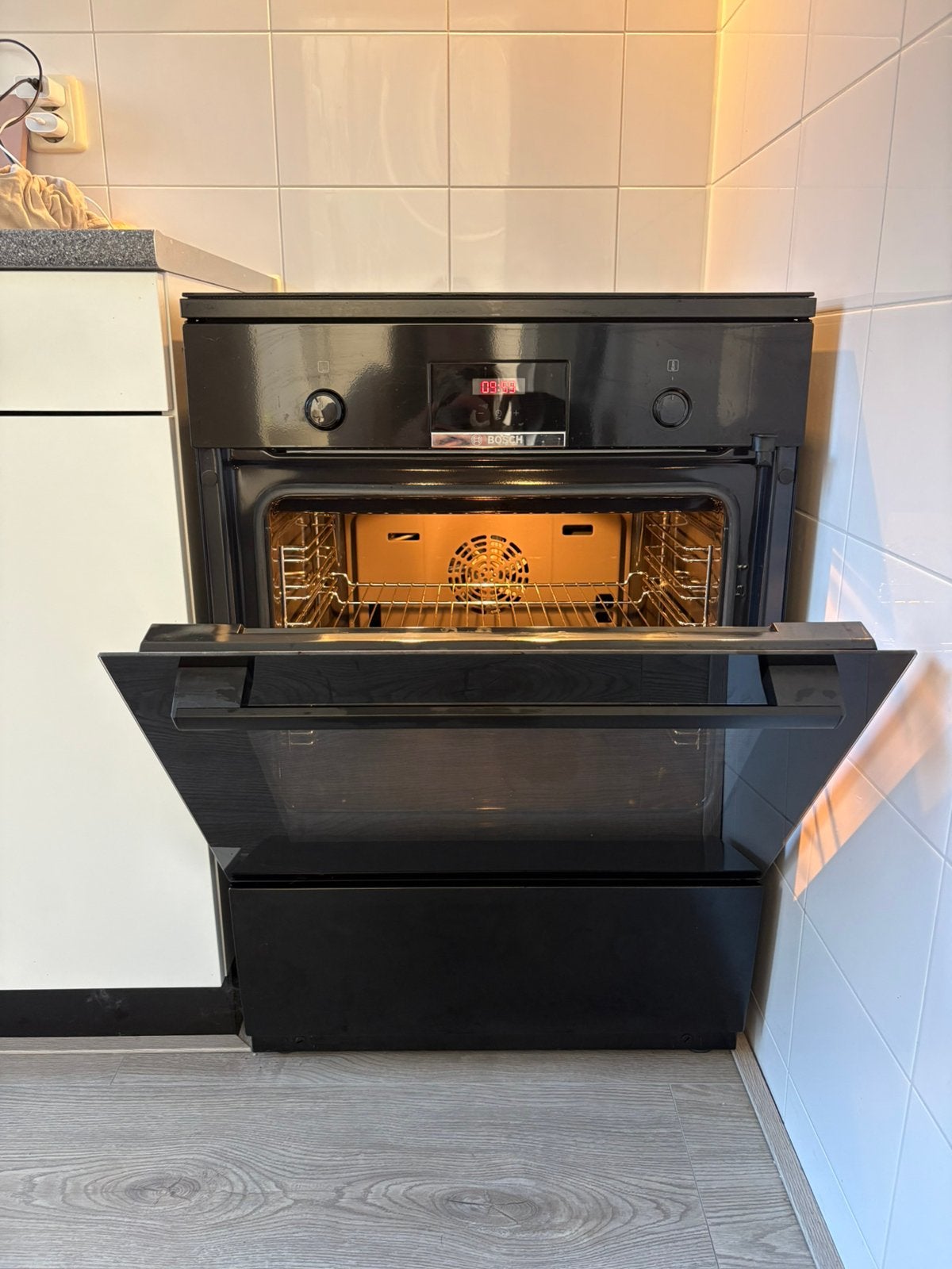 Bosch HLN39A060U, Ophalen, 60 cm of meer, 4 kookzones, Zo goed als nieuw