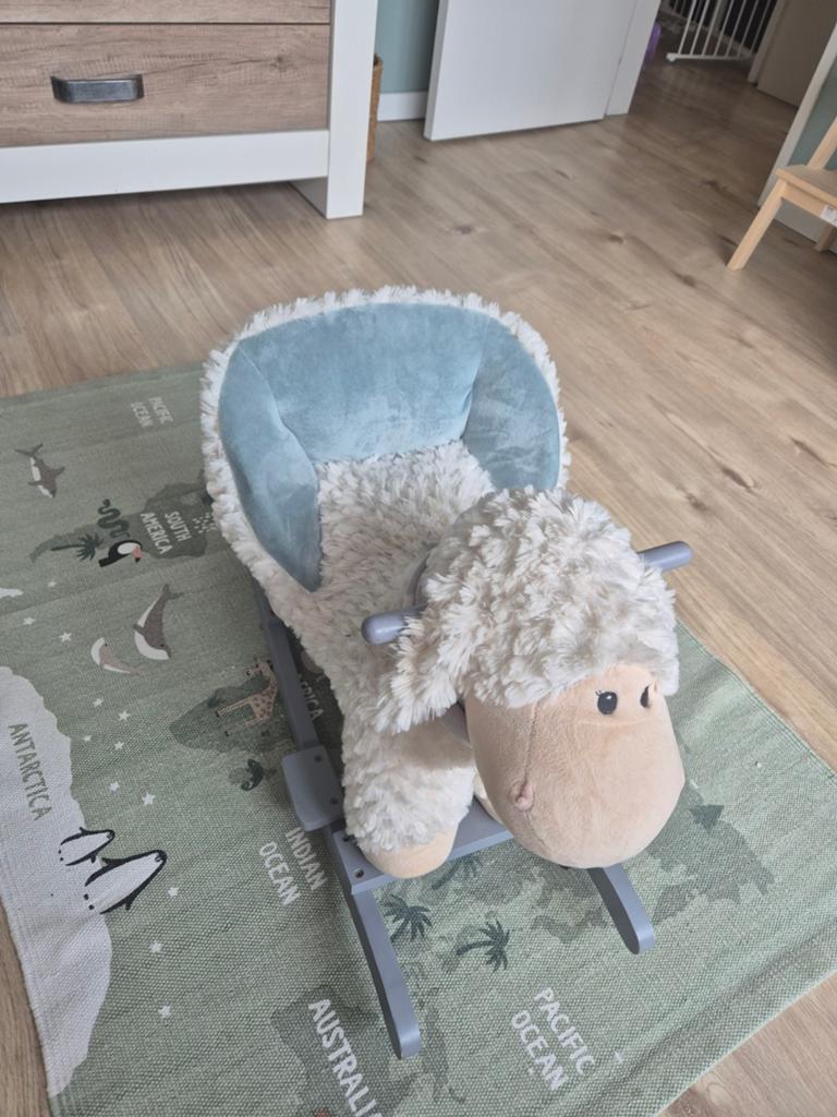 Schattig schaap schommelstoel voor baby/dreumes, Ophalen, Gebruikt, Overige typen