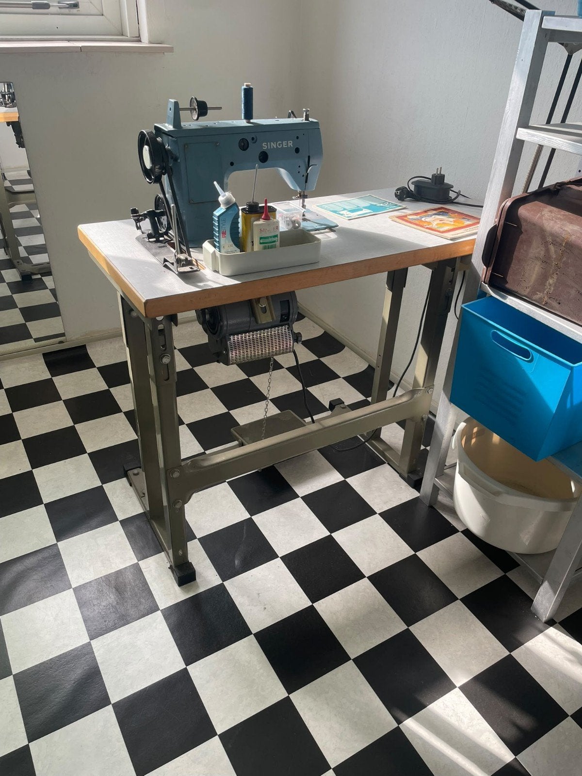 industriële naaimachine, Gebruikt, Naaimachine, Industrieel, Ophalen