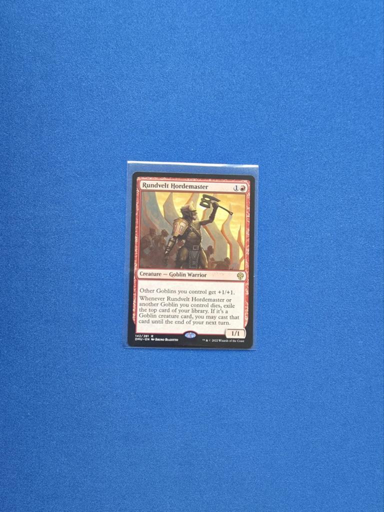 MTG - Rundvelt Hordemaster, Ophalen, Nieuw, Losse kaart