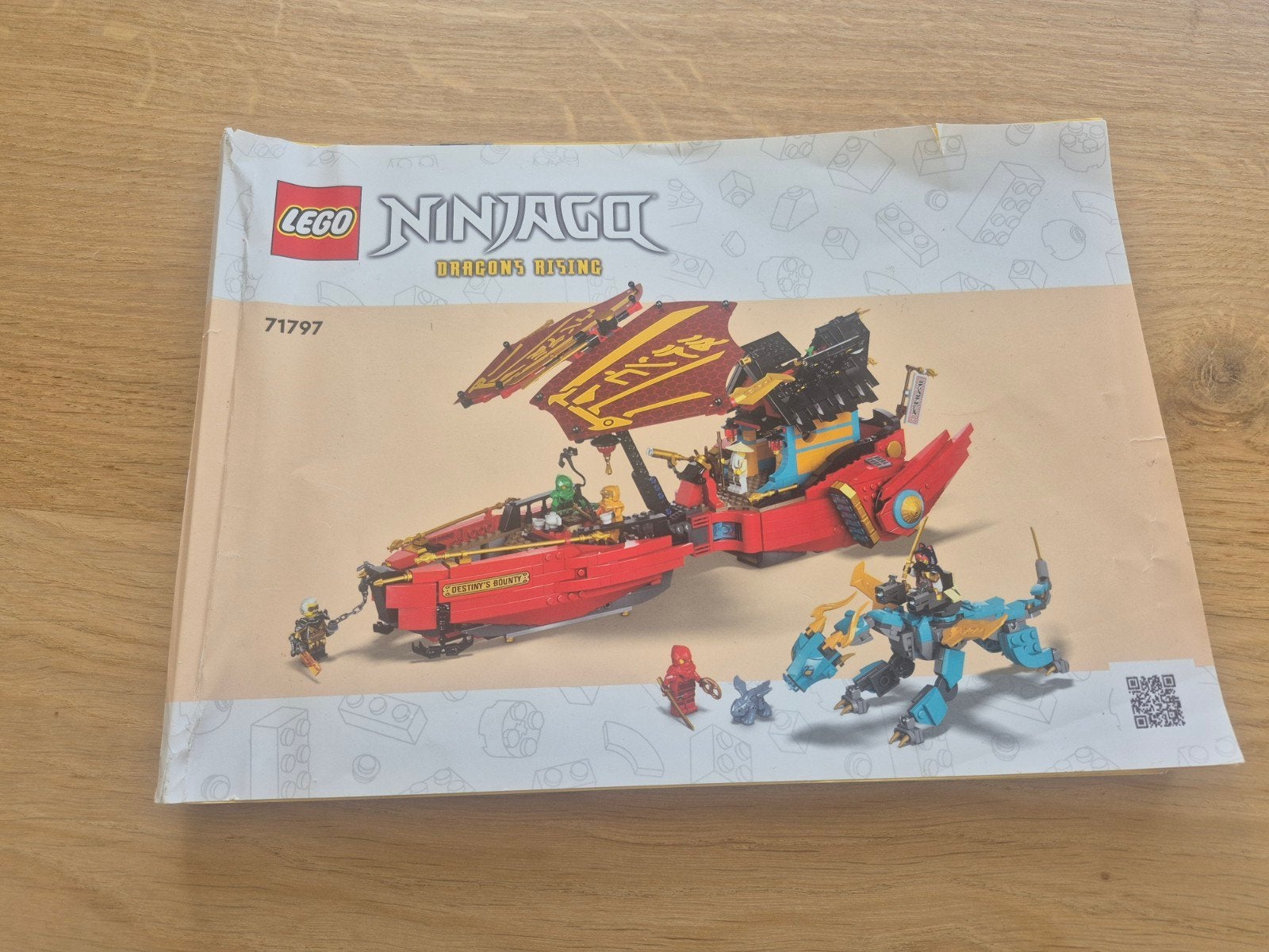 Lego Ninjago set 71797 met doos en instructieboekje, Ophalen of Verzenden, Zo goed als nieuw