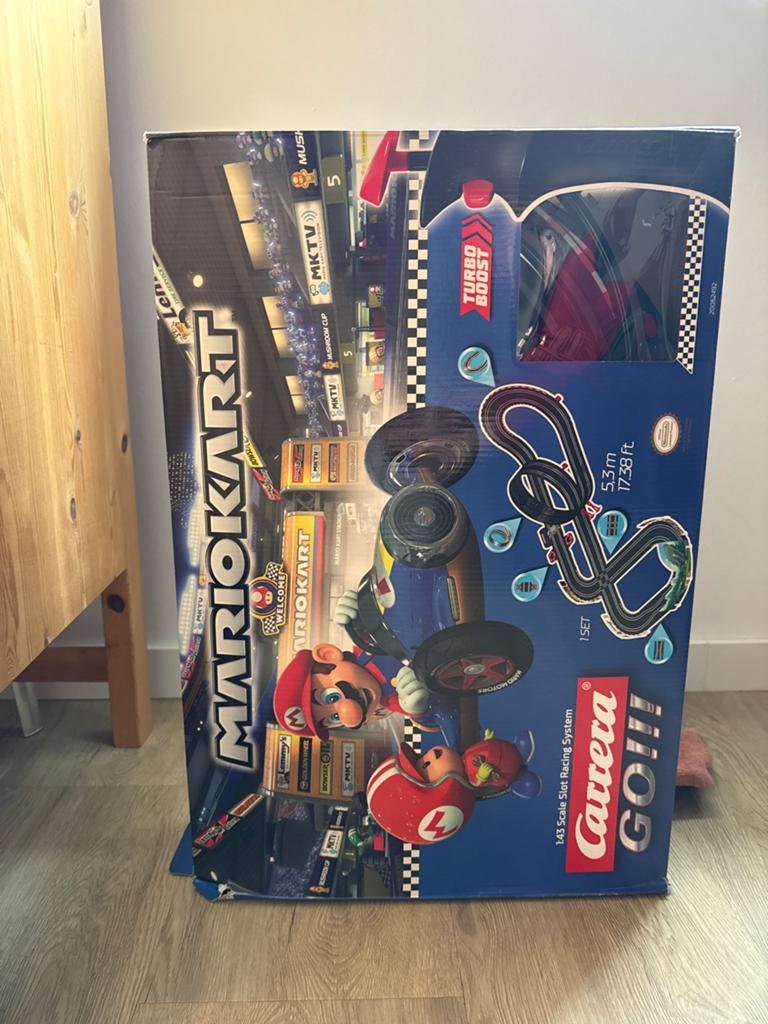 Racebaan Mario Kart Carrera, Ophalen, Zo goed als nieuw, Elektrisch, Carrera
