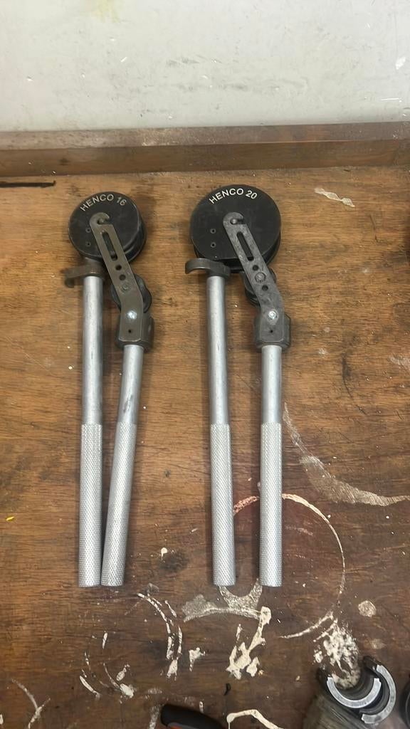 Henco BUIGIJZER 16 en 20 mm, Ophalen of Verzenden, Zo goed als nieuw