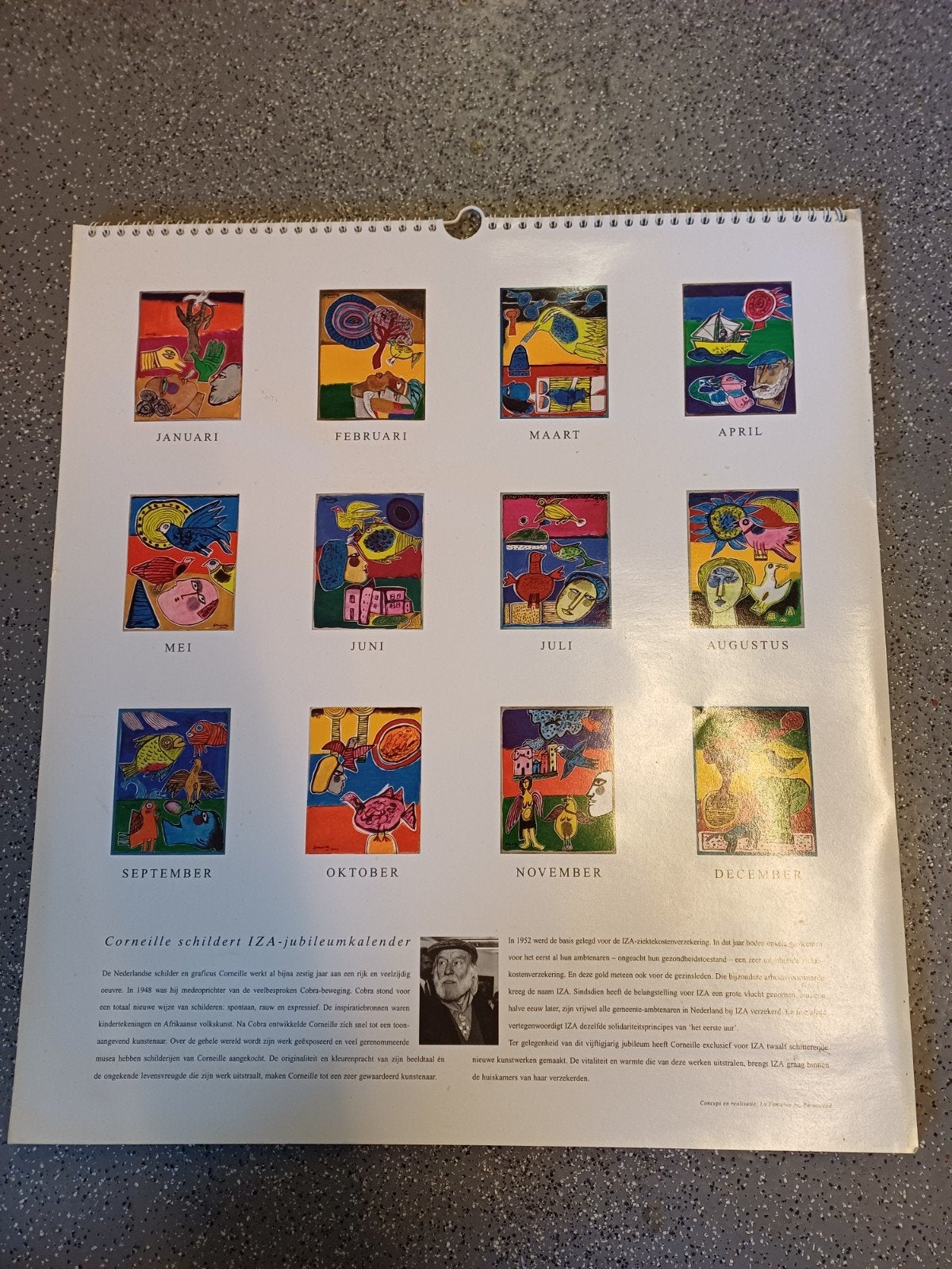 Corneille  jubileumkalender, Ophalen of Verzenden, Maandkalender