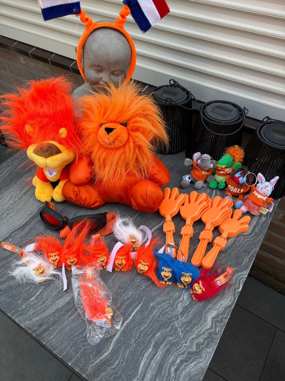 Groot Oranje Fanpakket: Leeuwen, toeters en meer!, Ophalen of Verzenden, Zo goed als nieuw
