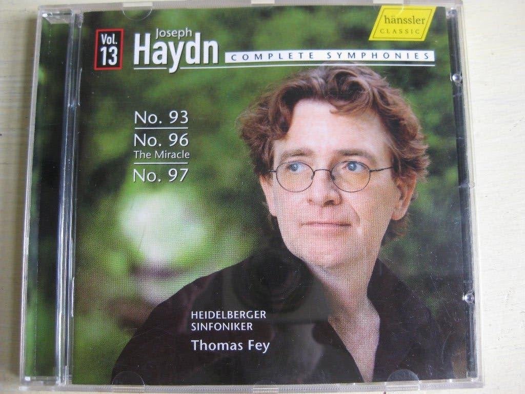 Haydn: symph.no. 93, 96 & 97: Heidelberger S., Thomas Fey, Ophalen of Verzenden, Classicisme, Gebruikt, Orkest of Ballet