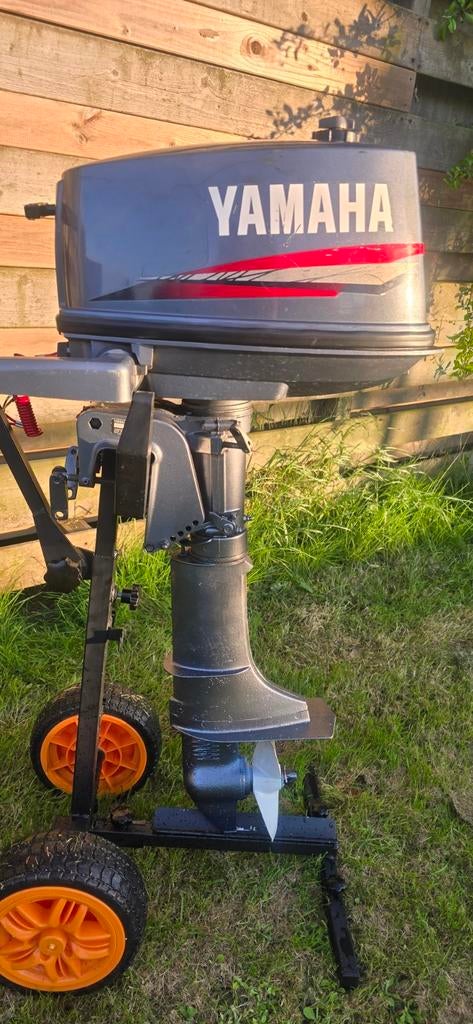 Yamaha 4 PK 2takt kortstaart, Watersport en Boten, Ophalen, Gebruikt, Benzine, Minder dan 5 pk