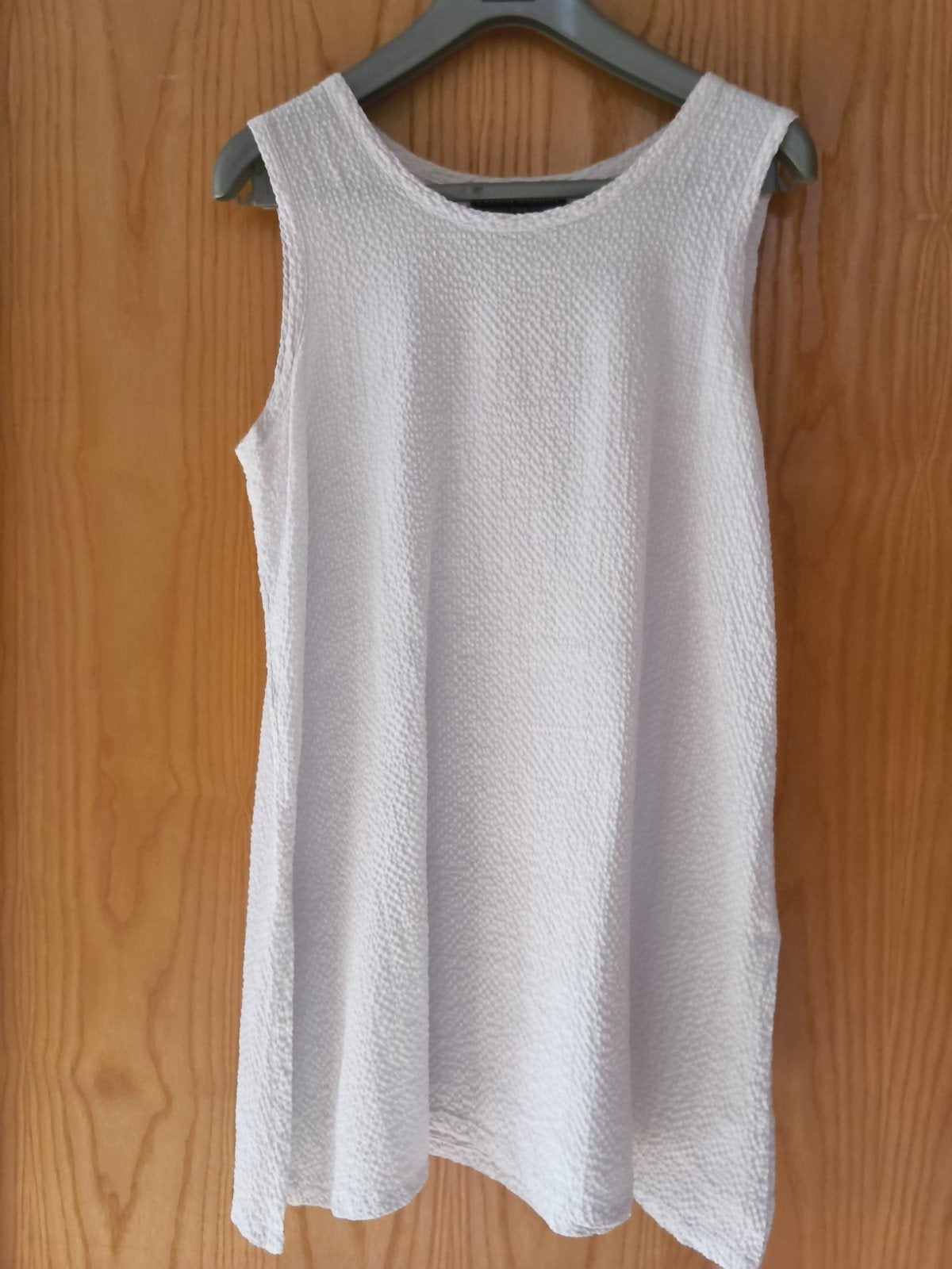 Evelin Brandt mouwloze top, wit, maat M, Zo goed als nieuw, Evelin Brandt, Zonder mouw, Grijs