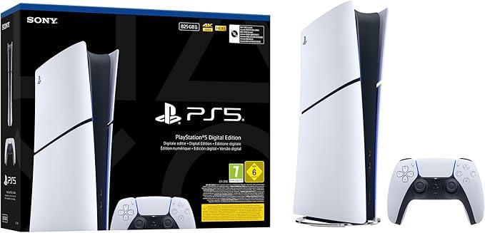 Sony Playstation 5 Slim 825GB Digital Edition White/Black, Taurusavenue 16, 2132 LS Hoofddorp., PlayStation 5, Overige typen, Nieuw
