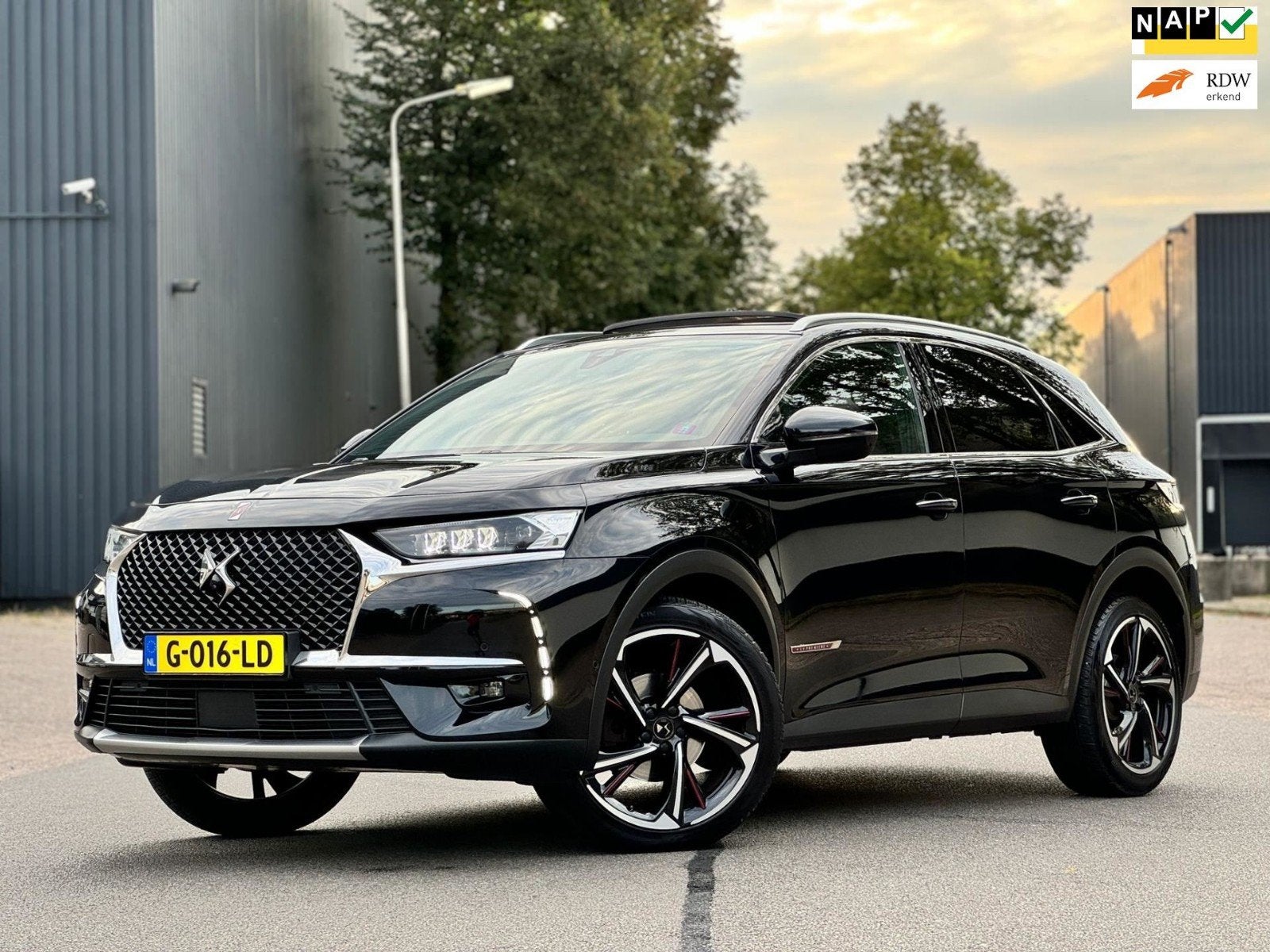 DS 7 1.6 Puretech 225pk Aut 2018 Zwart, Auto's, DS, 1550 kg, 4 cilinders, Zwart, Leder