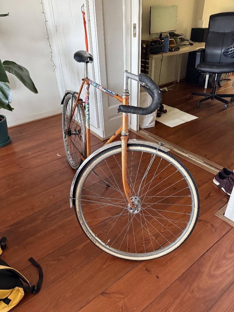 Oude originele Peugeot fiets, leuk als hobby-/opknapproject, Gebruikt, Ophalen, Overige merken, Minder dan 10 versnellingen
