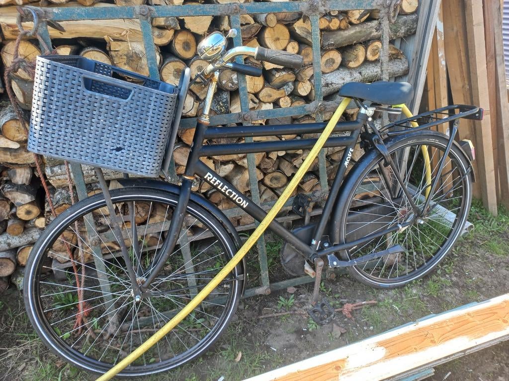 Reflection 28 inch transport jongensfiets mand bakkersrek, Fietsen en Brommers, Fietsen | Jongens, Gebruikt, 26 inch of meer, Ophalen