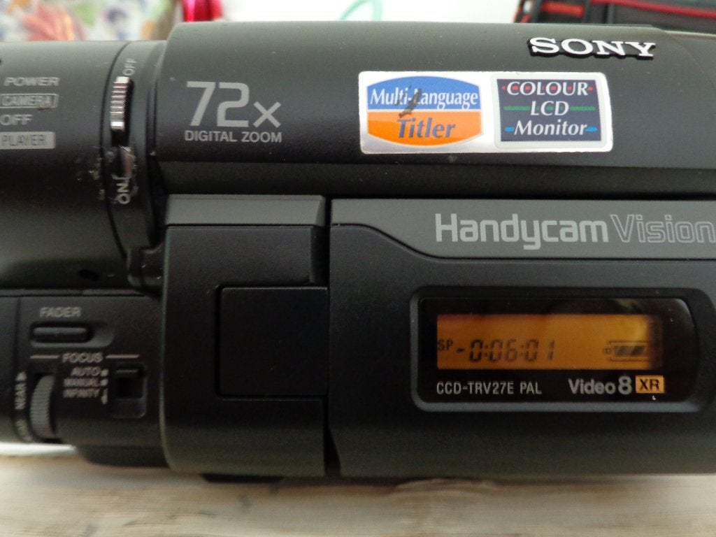 sony video 8 type ccd-trv27XR, Ophalen, Gebruikt, 20x of meer, Overige soorten
