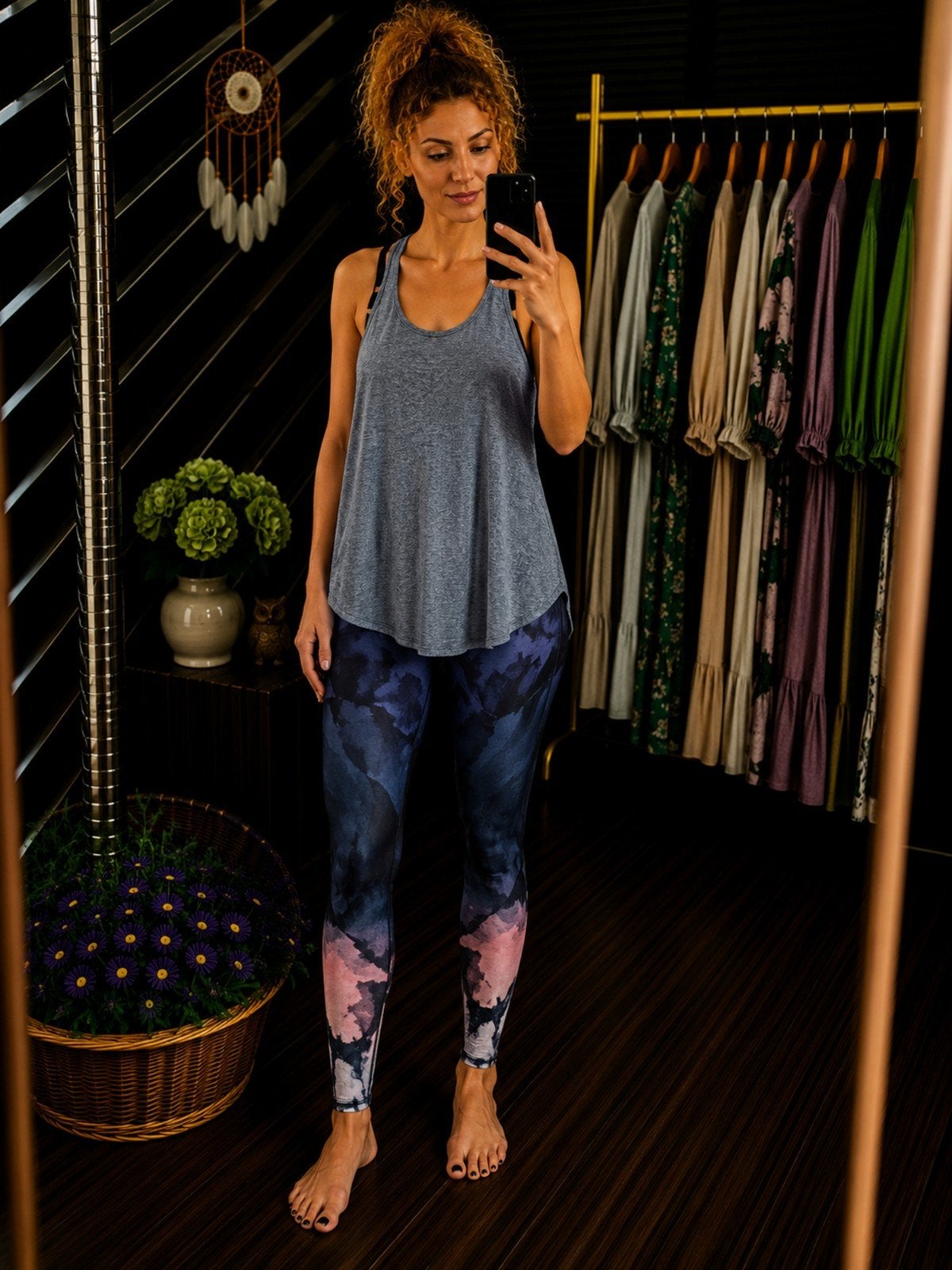 H&M Sport Legging en Top Set - Maat S, H&M, Meerkleurig, Ophalen of Verzenden, Maat 36 (S)