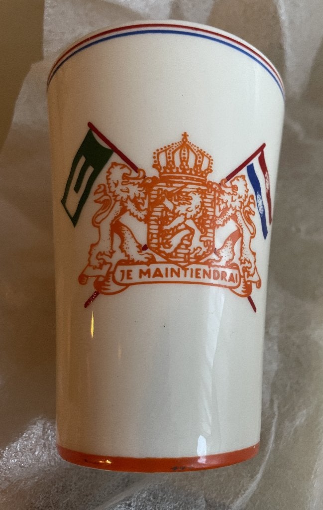 Vintage Bevrijdingsdag Beker 1945-1955 Maastricht, Ophalen of Verzenden