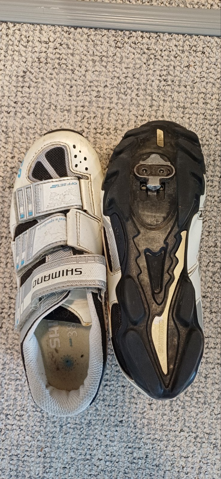 Shimano fietsschoenen maat 38, Gebruikt, Schoenen, Overige maten, Ophalen of Verzenden