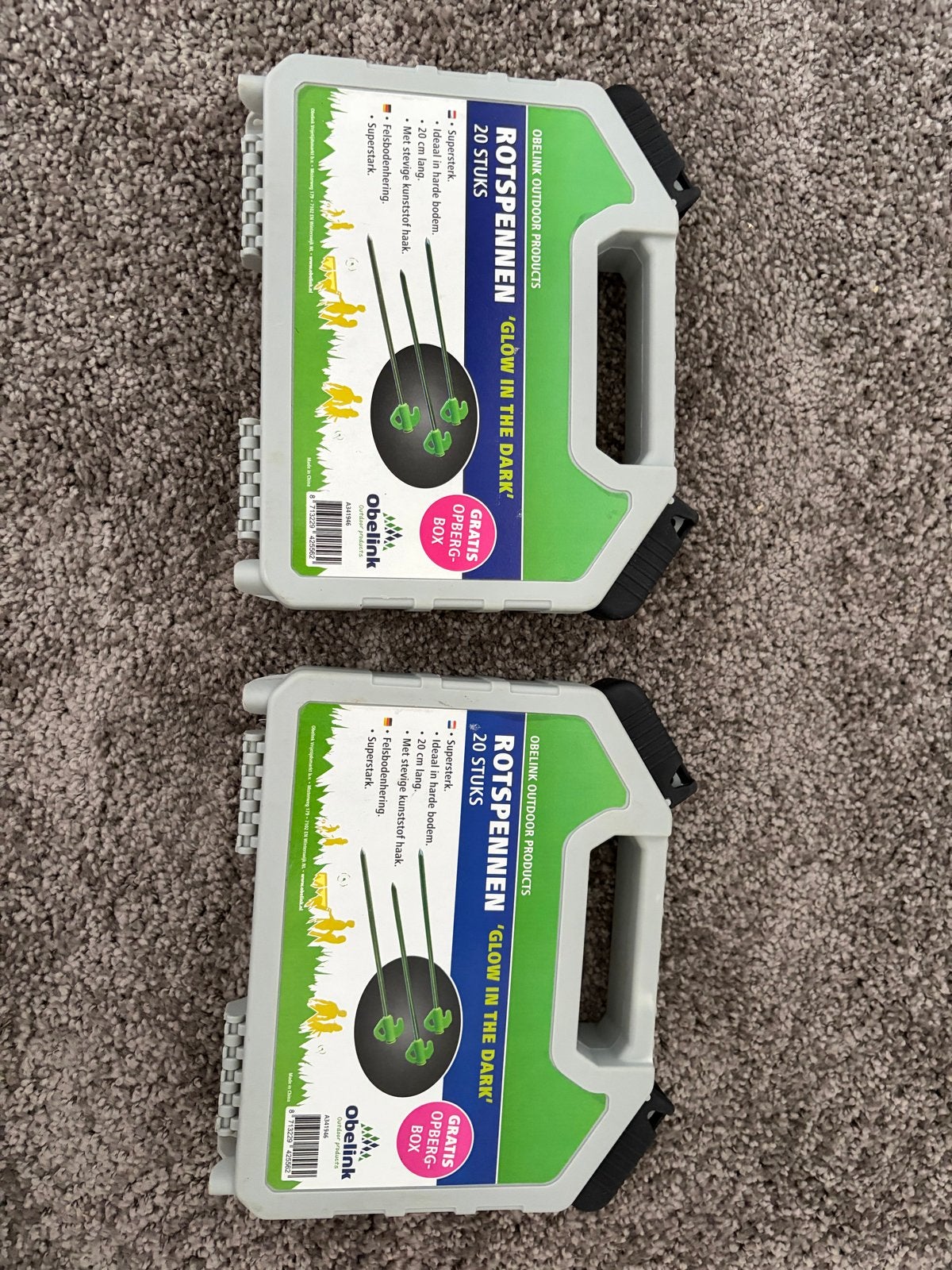 50 Obelink Rotspennen 20cm met Glow in the Dark, Ophalen of Verzenden, Zo goed als nieuw