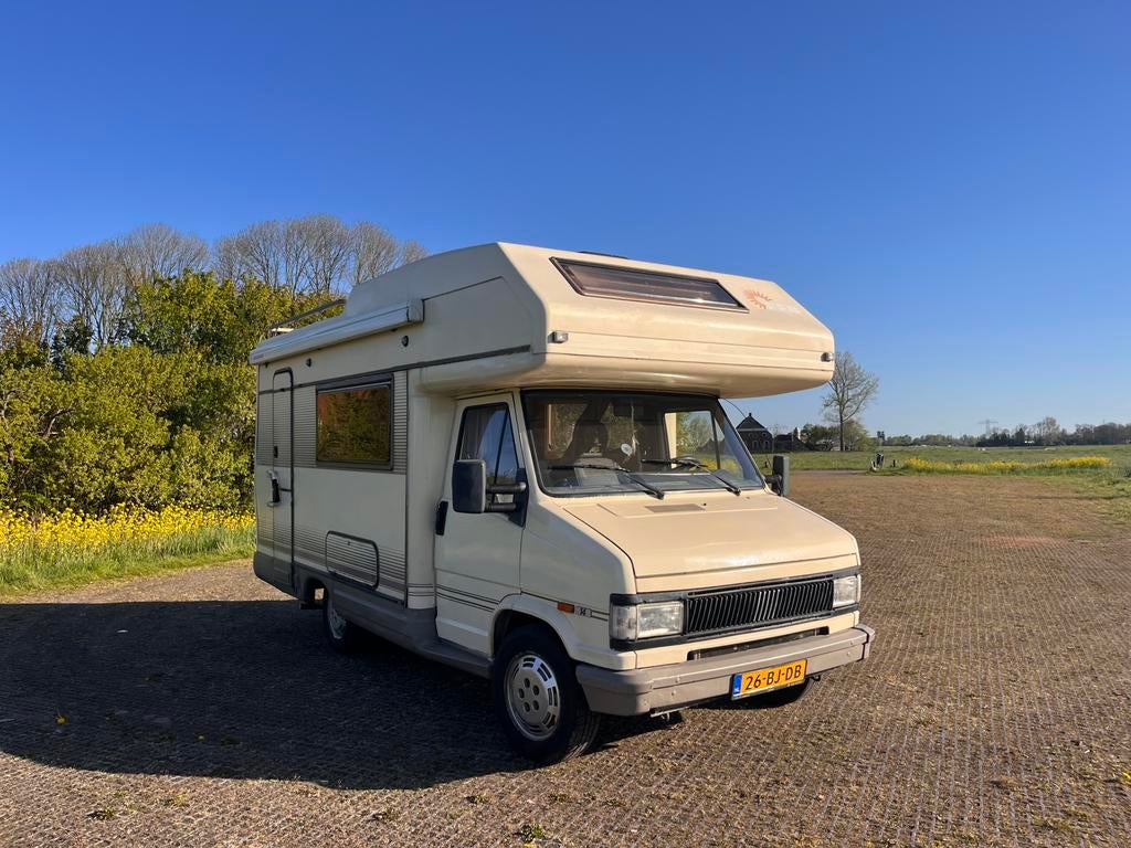 Fiat Ducato camper 290 met alkoof te koop uit 1993, Caravans en Kamperen, Campers, Chemisch toilet, Alkoof, Airbags, Fiat