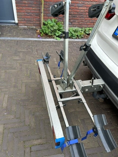 Gebruikte trekhaakdrager voor 2 fietsen, Ophalen, 2 fietsen, Gebruikt, Trekhaakdrager