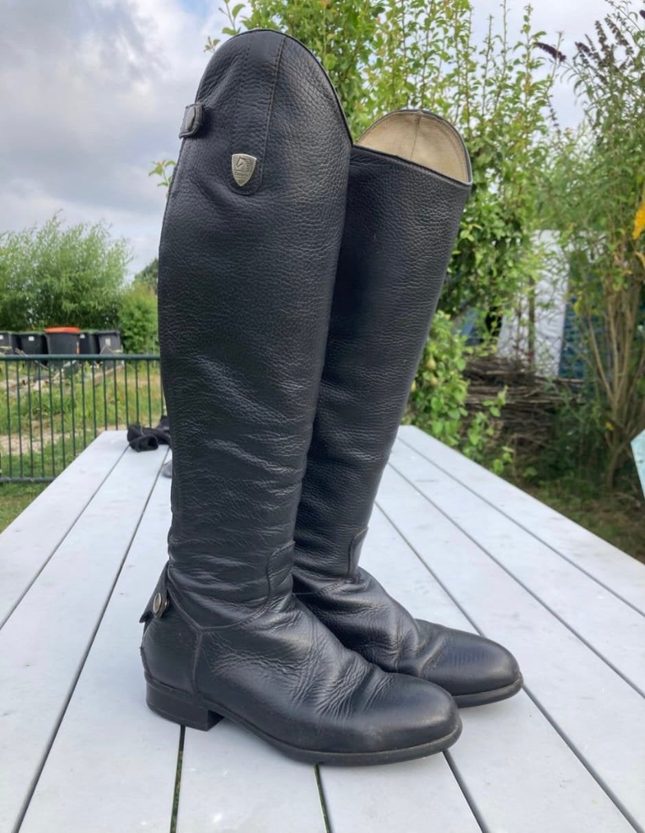 Tattini leren rijlaarzen maat 38, Dieren en Toebehoren, Ophalen, Zo goed als nieuw, Dressuur, Schoeisel