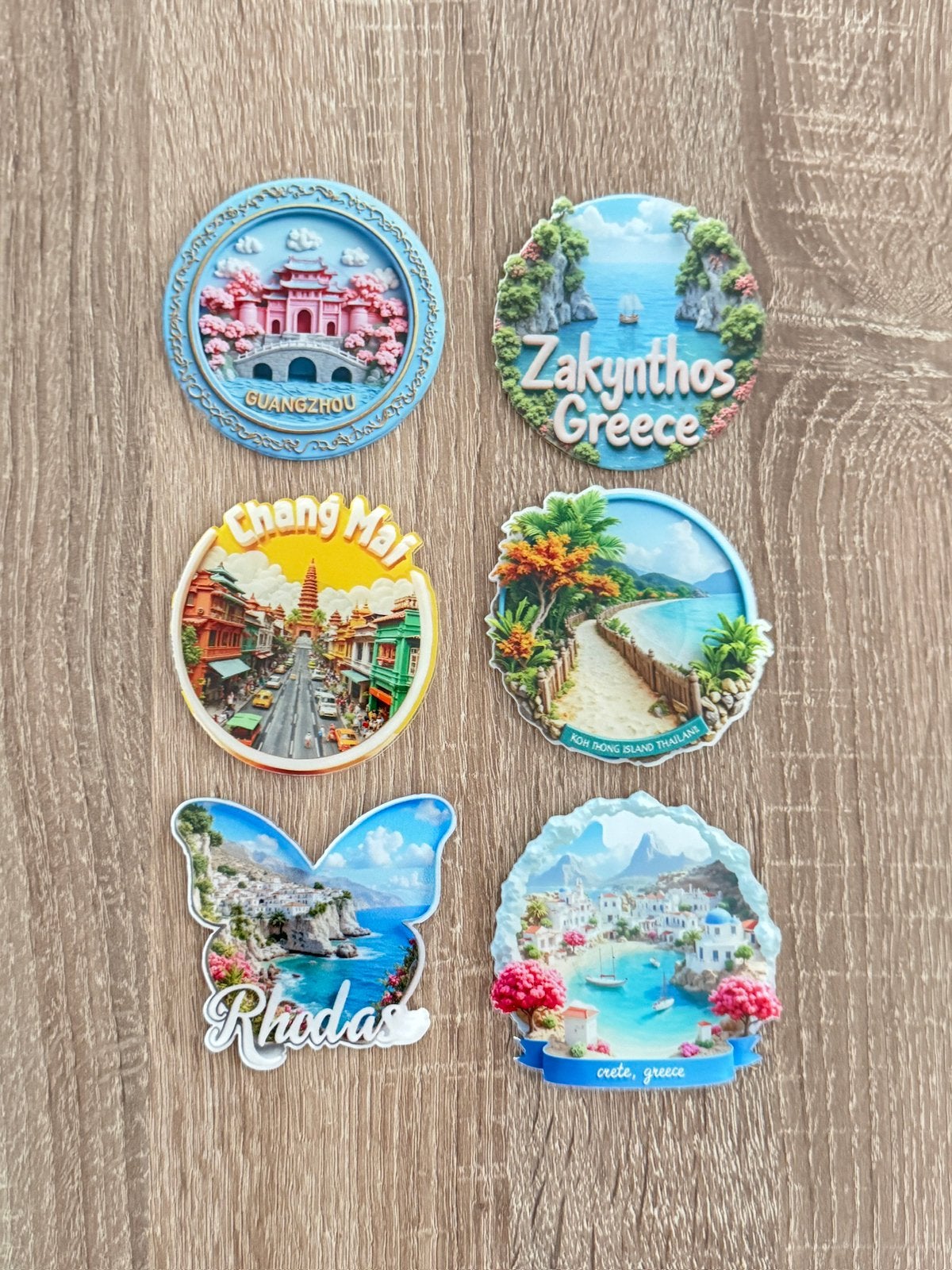 Koelkastmagneten 6 stuks voor €3, Ophalen of Verzenden, Nieuw